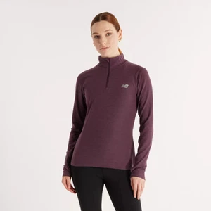 New Balance Sport Essentials Space Dye 1/4 Zip Women's - Picture 1 of 32