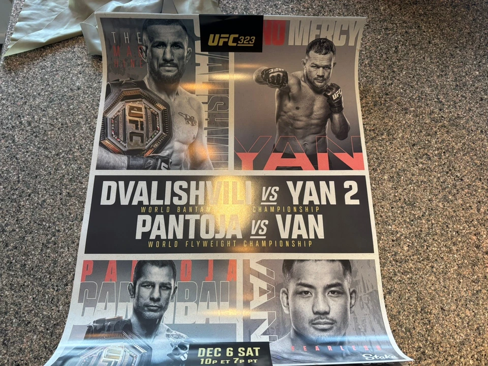 Póster promocional UFC 323 Dvalishvili vs Yan 2  Foto 1 de 3