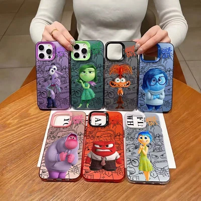 Cover DISNEY INSIDE OUT 2 per Apple iPhone 7 8 X Xs Xr 11 12 13 14 15 16 e PRO - Immagine 1 di 4