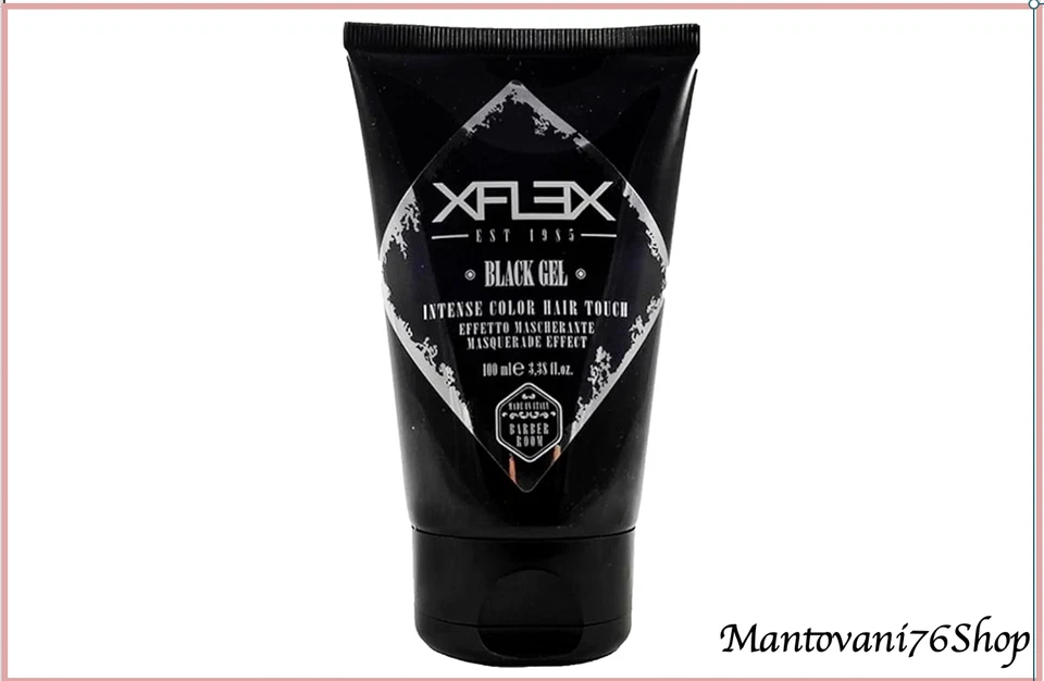 XFLEX BLACK GEL EFFETTO MASCHERANTE per capelli bianchi 100ML
