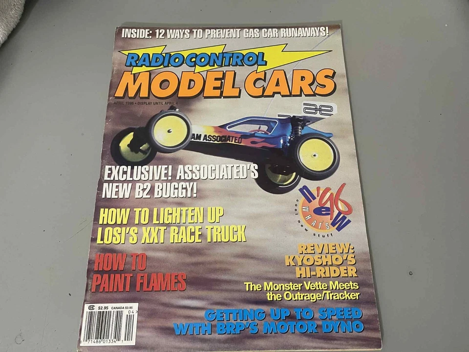 Vintage April 1996 R/C Model Cars (Radio Control Car Action Competition Plus) - Image 1 of 1