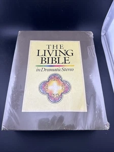 The Living Bible In Dramatic Stereo Tyndale House Publishers 48 Cassette Tapes - Picture 1 of 2