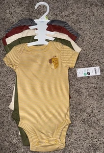 Body Carters manica corta 3 mesi set di 5 nuovi con etichette - Foto 1 di 7