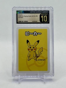 Pokemon Old Maid Japanese Pikachu 2019 CGC Pristine 10 - Imagen 1 de 2