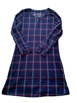 NUEVO SIN ETIQUETAS, Croft & Barrow Camisón de Vellón Íntimo Para Mujer Azul Multi Talla S Foto 1 de 3