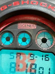 Orologio CASIO G-SHOCK DW-6900-BZ B'z 30° Anno dw6900fs nero rosso bellissimo - Foto 1 di 10