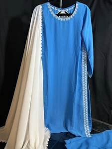 Beautiful Georgette Stuff, Elegant Embroidered Suit - 3 Pc - L & XL - $48 FS - Picture 1 of 10