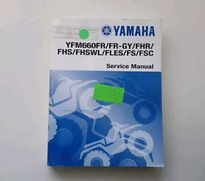 Yamaha Grizzly YFM660FR Fhs Fhr Fles Fsc Factory Service Manual Repair Book OEM - Picture 1 of 12