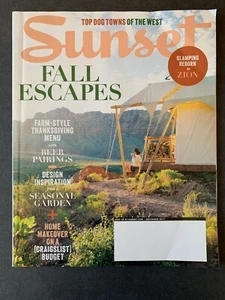 Sunset Magazine November 2017 2010's Lifestyle Travel Recipes Gardening Ads - Picture 1 of 6