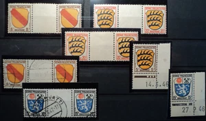 DN All.Bes., Franz. Zone, Allg. Ausg. ZW-Paare, Druckdaten, s. Beschr.  MW: 44.- - Bild 1 von 1