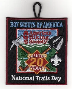 Parche Scout Día Nacional de los Senderos 2012, Eslogan "BSA 2010" Atrás, ¡Como Nuevo! - Imagen 1 de 1