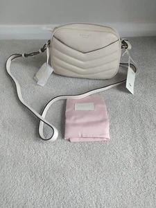 RADLEY LONDON GORDON ROAD IVORY QUILTED LEATHER CROSSBODY HANDBAG RRp £179 - Picture 1 of 14