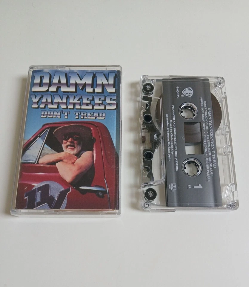 DAMN YANKEES DON'T TREAD CASSETTE TAPE WARNER BROS USA 1992 - Image 1 of 1