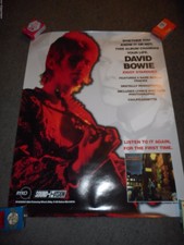 DAVID BOWIE -  ZIGGY STARDUST - ORIGINAL SS RYKODISC PROMO POSTER - 1990