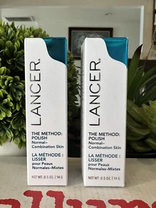 2 LANCER Skincare The Method: Polish Travel Size 0.5oz/14g New in Box Sealed - Picture 1 of 4
