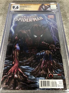 Amazing Spider Man 1 CGC 2XSS 9.6 Stan Lee Horn Gamestop Variant 6/14 - Picture 1 of 5