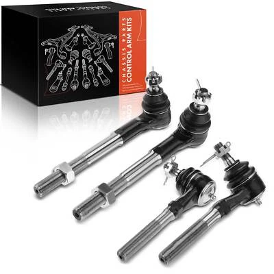 4x Front Inner & Outer Tie Rod Ends for Ford F-150 1997-2003 Expedition Lincoln - Image 1 of 4