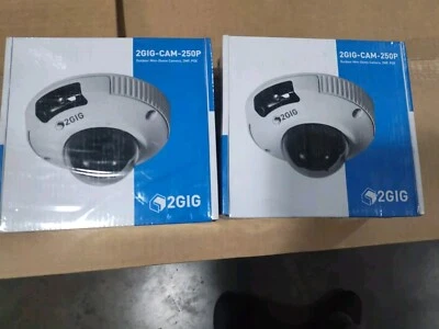 2GIG Outdoor Mini-Dome Camera 2GIG-CAM-250P 2MP, POE Night Vision Motion Detect - Image 1 of 3