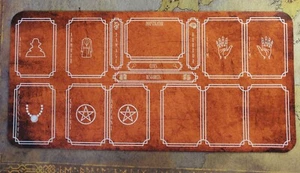 Player Mat for Arkham Horror LCG, Arkham themed Gameplay Mat, Brown Investigator - Picture 1 of 5