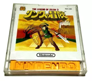 Zelda 2 Adventure of Link 1987 Boxed Nintendo Famicom Disk System FCD Japan Ship - Picture 1 of 2