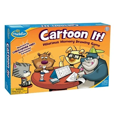 Cartoon It! Game, Educational, Memory Drawing Game by ThinkFun NEW - Image 1 of 2