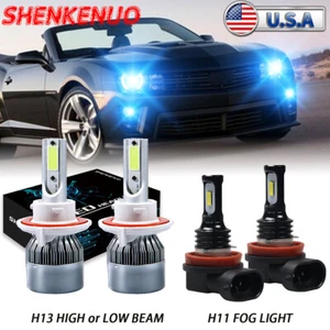 For  Camaro 2012-2013 8000K Blue LED Headlight+Foglight Bulbs Combo Kit - Picture 1 of 12