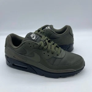 Nike Air Max 90 DZ4504-300 Men's Size 10 Running Shoes Olive Black Reflective - Picture 1 of 10