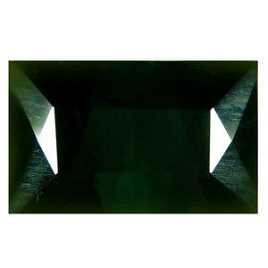 5.95 ct Rectangular (12 x 7 mm) Un-Heated Mozambique Green Tourmaline Gemstone - Picture 1 of 1