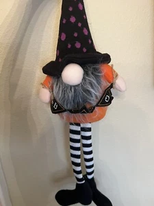 gnome Figurines Halloween Decoration Props NEW Gnome shelf-sitter - Picture 1 of 4