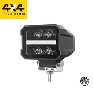 LUCE FARO LED DA LAVORO DUE FUNZIONI FUORISTRADA BARCA CAMION QUAD MOTO BUGGY - Foto 1 di 5