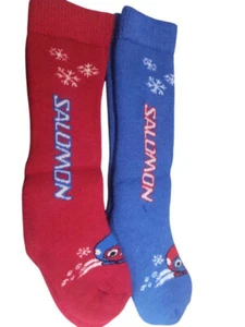 Salomon Merino Wool Children's Ski/ Snowboarding  Sock Size  UK 6.5-9/9.5-12.5 - Picture 1 of 4