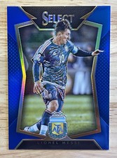 2015-16 Panini Select Blue Prizm /299 Lionel Messi (Ball Back Photo Variation)