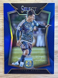 2015-16 Panini Select Blue Prizm /299 Lionel Messi (Ball Back Photo Variation)