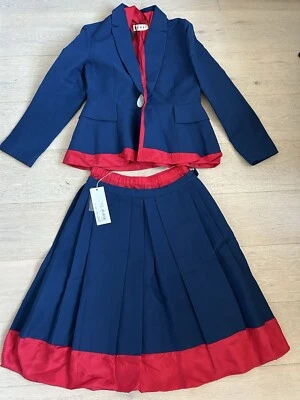 Marni ocean + tulip Silk & Cotton skirt suits IT42 - Image 1 of 4