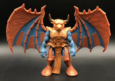 Gargoyles MINOTAUR GOLIATH Kenner 1996 Loose 6" Deluxe Battle Doubles Cover