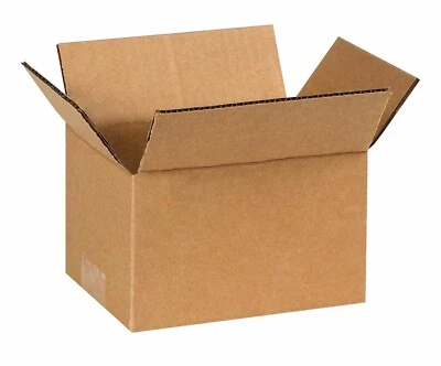 6 x 4 x 3 Shipping Boxes Moving Boxes Corrugated Kraft 25/Bundle 25/Pack - Image 1 of 4