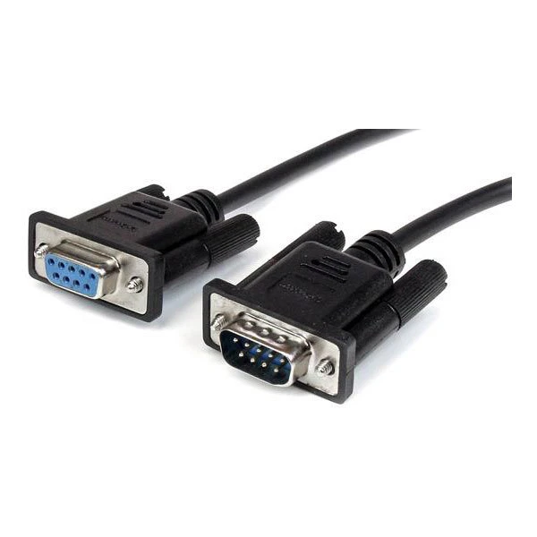 StarTech MXT1001MBK 1m Black Straight Through DB9 Serial RS232 Cable - M/F - Image 1 of 1