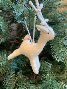 Restaurationsbeschläge Wollfilz Rentier Tierschmuck Neu - Bild 1 von 2