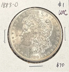 1883o - US Morgan Silver Dollar - Uncirculated - Picture 1 of 2