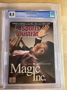 Magic Johnson Sports Illustrated CGC 8.5 Newsstand 12/3/90 New Slab - Picture 1 of 2