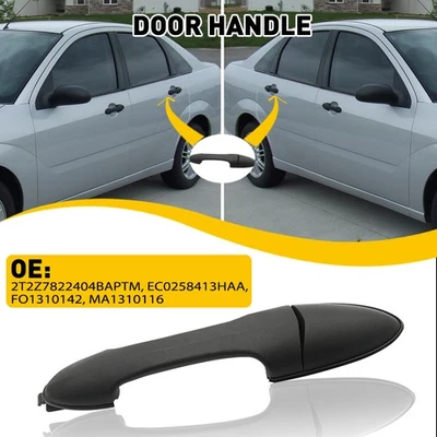 Manija de puerta exterior para Ford Focus 2000-2007 2001-07 escape trasero diestro/derecho negro EE. UU. Foto 1 de 4