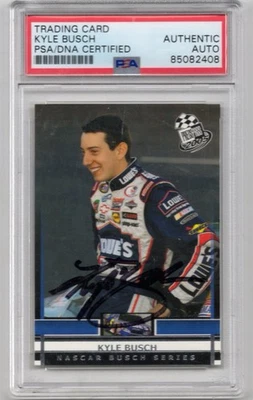 Signed 2005 Kyle Busch PSA DNA Certified Authentic Autograph NASCAR Hof Auto RC - Image 1 of 2