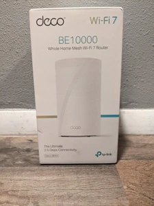 TP-Link Deco BE63 BE10000 Tri-Band WiFi 7 Mesh System 2.5GbpsPorts 1 Pack TESTED - Picture 1 of 8