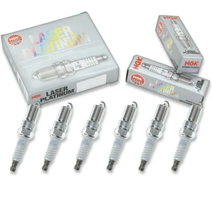 6 pcs NGK Laser Platinum Spark Plugs for 2005-2006 Jaguar S-Type 3.0L - pw - Picture 1 of 5