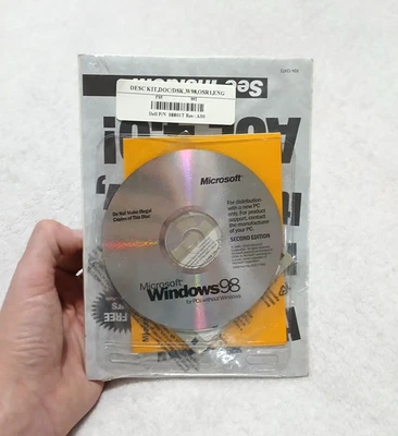 MICROSOFT WINDOWS 98 Second Edition Full Operating System WIN 98 OEM NEW SEALED - Image 1 of 4