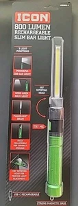 ICON 71073 800 Lumen LED Rechargeable Magnetic Handheld Foldable Slim Work Light - Picture 1 of 2