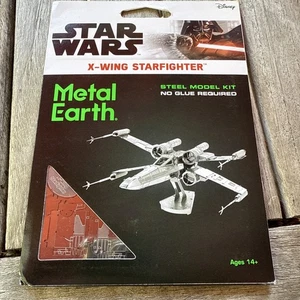 Disney Parks Star Wars X Wing Starfighter Steel Metal Earth 3D Modellbausätze - NEU - Bild 1 von 7