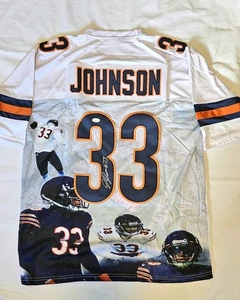 Jaylon Johnson Signed Chicago Bears Custom Photo Jersey Size XL w/JSA COA - Picture 1 of 5