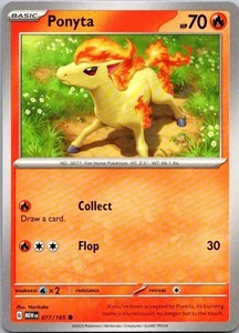 Pokémon TCG Pokémon Ponyta Ponyta Common Regular - Picture 1 of 2
