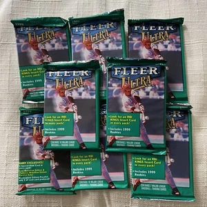 1999 Fleer Ultra MLB Eight Single Series Unopened Packs - Picture 1 of 5